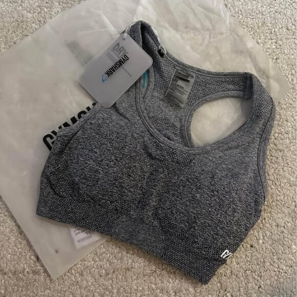 Gymshark Ombre Seamless Sports Bra NWT XS - Picture 1 of 3